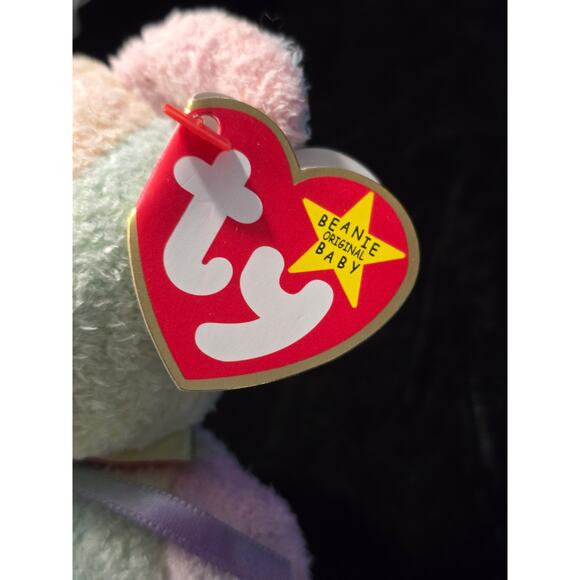 Ty beanie Baby Set of 3 Curley, Groovy, and Wallace EUC - Picture 13 of 16